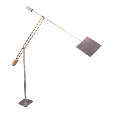 Vintage Italian ''Giraffa''Floor Lamp by Angelo Brotto for Esperia 1970