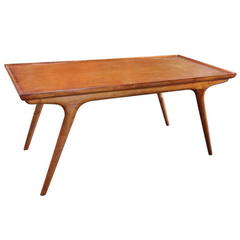 Italian 50s Paolo Buffa Wooden Coffee Table