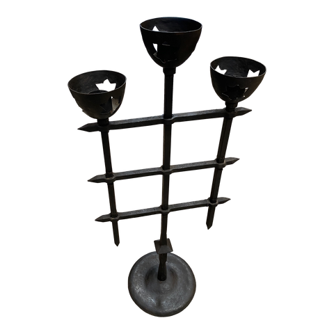 1940s Italian iron Candelabra