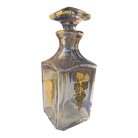 Decorative Crystal Bottle 1950s
