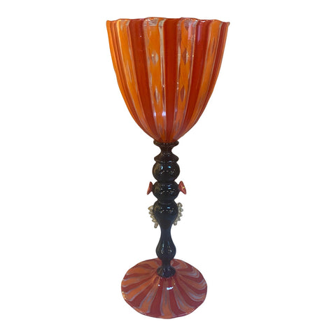 Italian Handcrafted Murano Red Glass 1970s