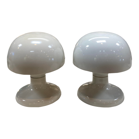 Pair of 2 Table Lamps by Tobia Scarpa -Achille Castiglioni for Flos 1980s