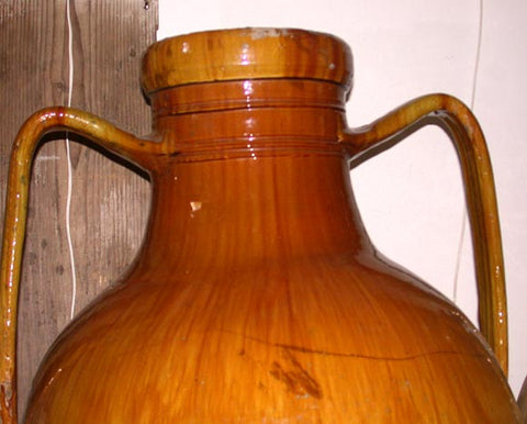 Southern Italian Terra Cotta Olive Oil Jars