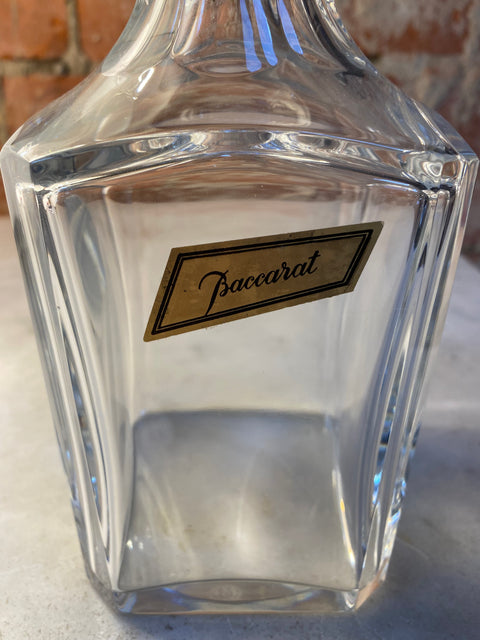 Decorative Baccarat Vintage Bottle 1950s