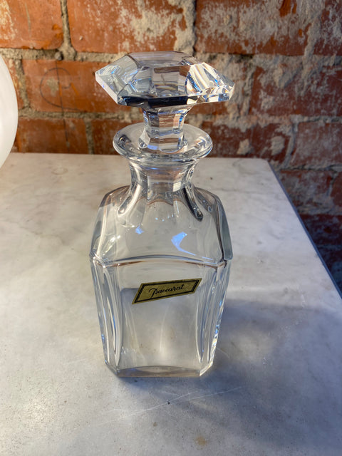 Decorative Baccarat Vintage Bottle 1950s