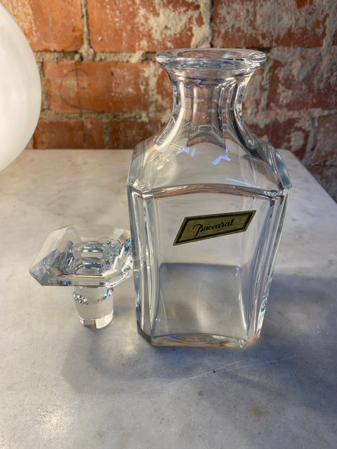 Decorative Baccarat Vintage Bottle 1950s