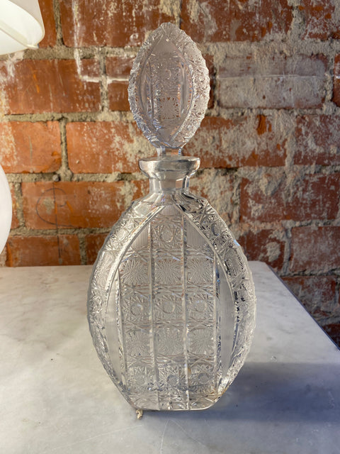 Baccarat bottle form France 1940s