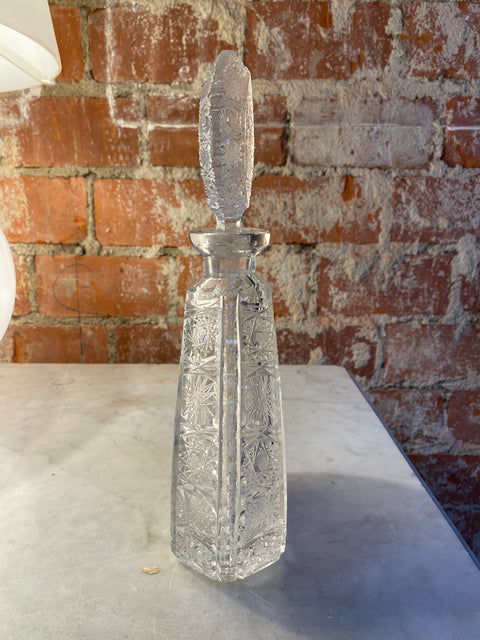 Baccarat bottle form France 1940s