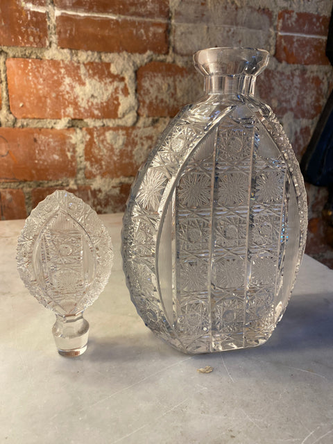 Baccarat bottle form France 1940s