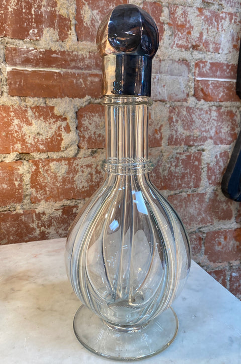 Decorative Italian Decanter Bottle 1950s