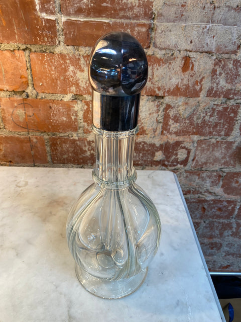 Decorative Italian Decanter Bottle 1950s