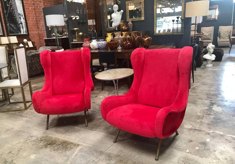 Pair of Italian Marco Zanuso "Senior" Armchairs