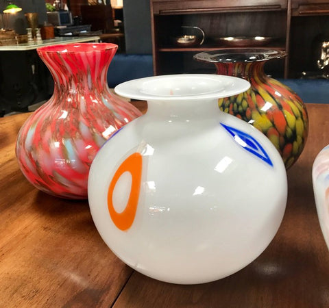 Florentine Handblown Vase in Various Shapes, Sizes and Colors from the 1980s