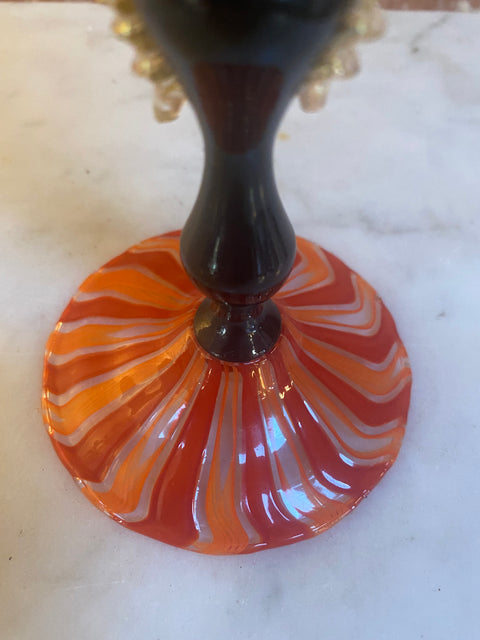 Italian Handcrafted Murano Red Glass 1970s