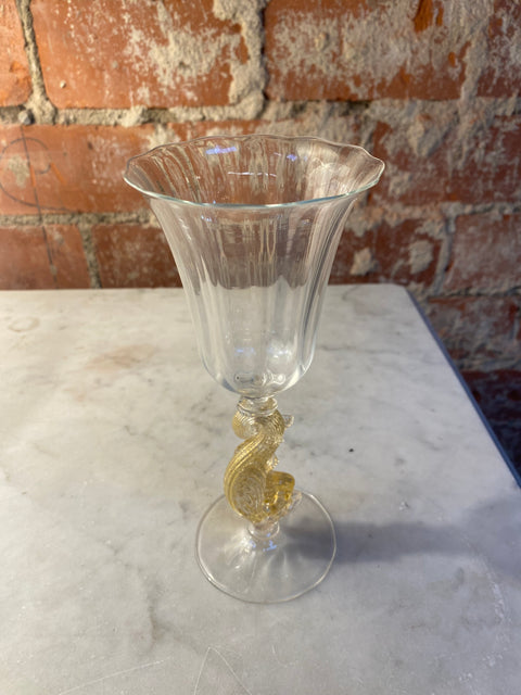 Vintage Decorative Italian Handcrafted Chalice 1970s