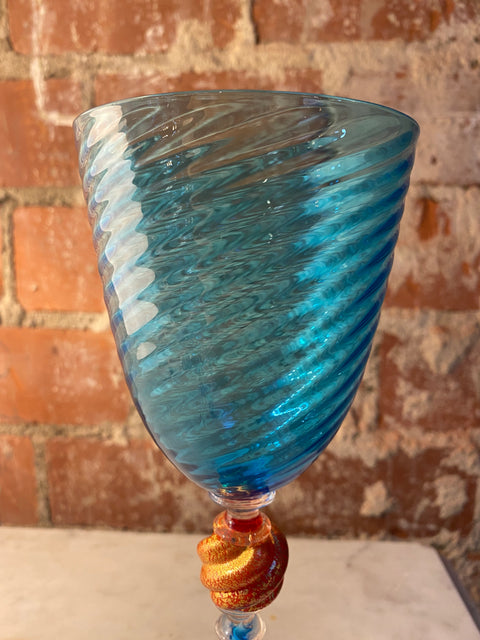 Vintage Decorative Italian Handcrafted Murano Glass 1970s