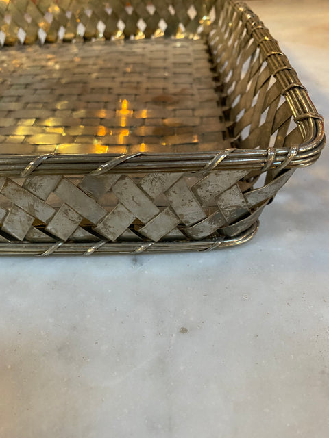 Mid Century Vintage Italian Basket 1950