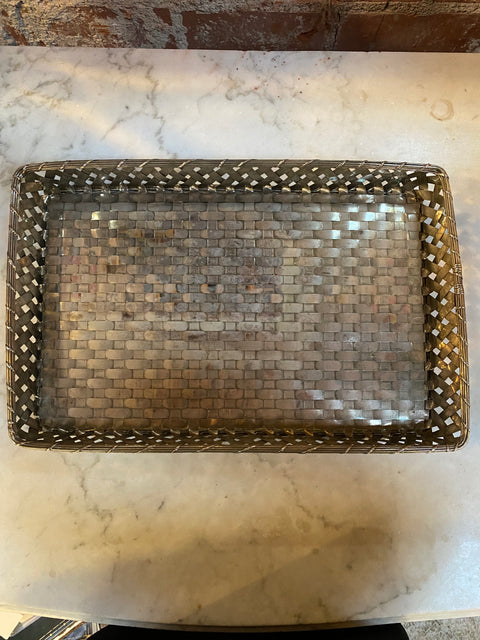 Mid Century Vintage Italian Basket 1950