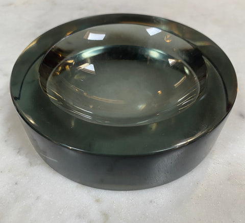 Beautiful Italian Glass Ashtray 1980s