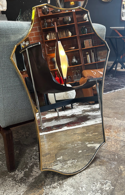 Vintage Italian Sculptural Wall Mirror 1980s