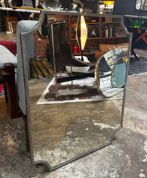 Vintage Italian Mid Century Wall Mirror 1970s