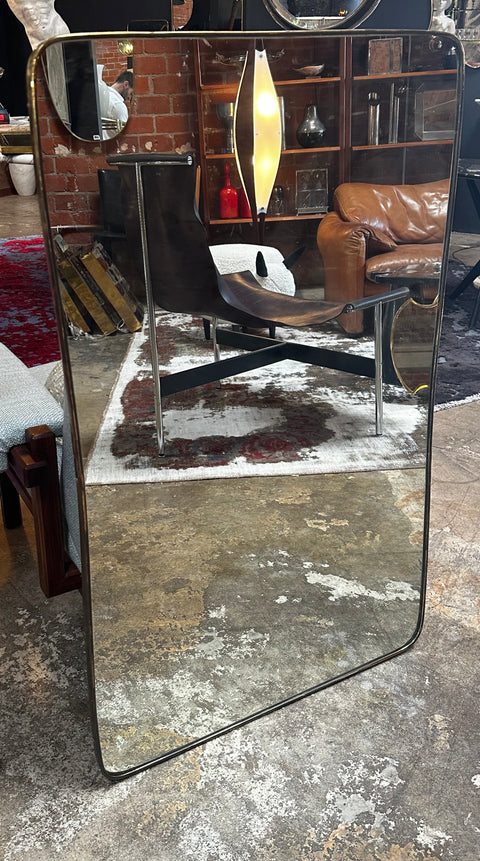 Oversize Vintage Italian Mirror 1960s