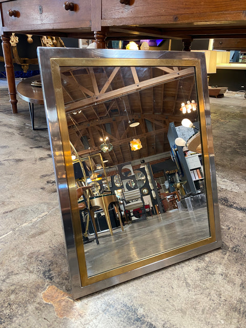 1980s Oversize Italian Table Mirror