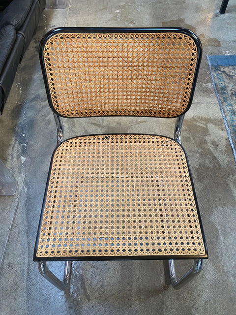 Set of 2 Italian Mid Century Modern Dining Chairs By Marcel Breuer