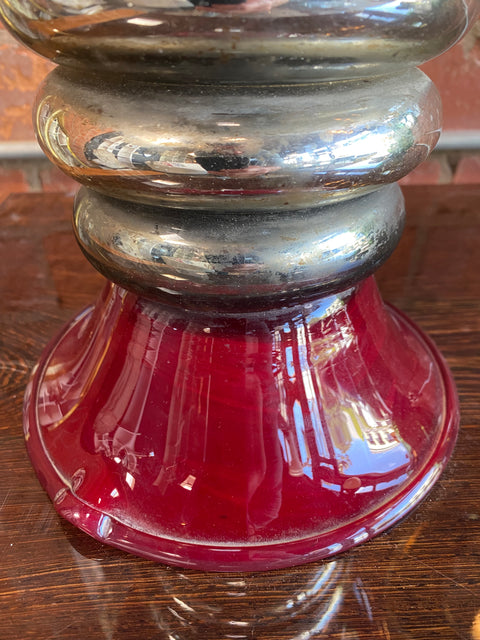 1960s Mid-Century Italian Red Table Lamp