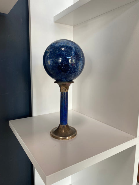 1970s Vintage Large Lapis Lazuli Sphere