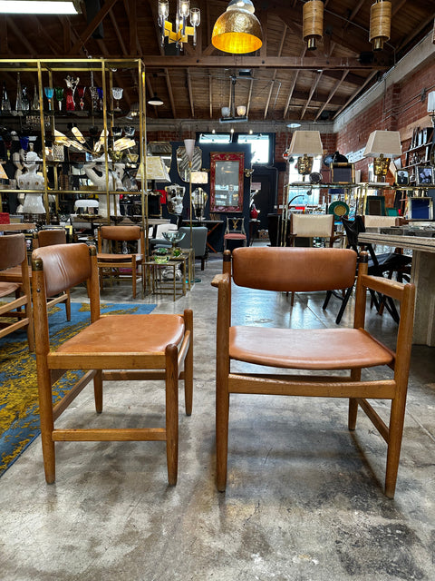 Set of 10 Oak Dining Chairs by Børge Mogensen for Karl Andersson & Söner, 1950s Model 537