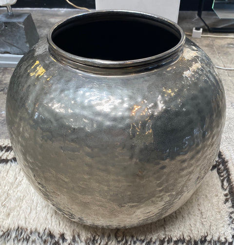 1960 Vintage Italian Silver Plated Vase