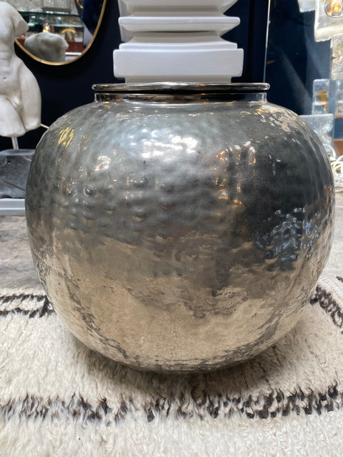 1960 Vintage Italian Silver Plated Vase