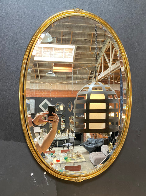 Mid Century Italian Wall Mirror 1970