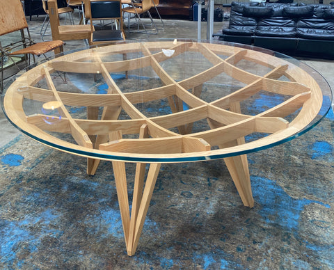 "Opera Roundl Dining Table Drawn by Mario Bellini