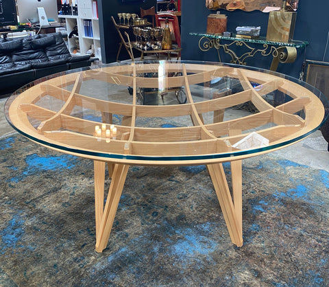 "Opera Roundl Dining Table Drawn by Mario Bellini