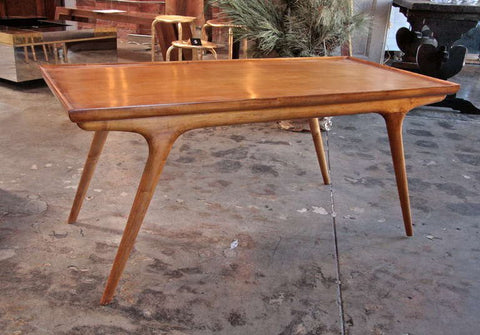 Italian 50s Paolo Buffa Wooden Coffee Table