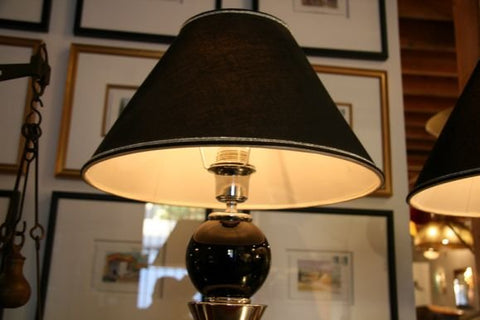 Italian Steel Ball Lamps