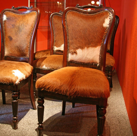 Italian "English Makers" Mahogany Chairs