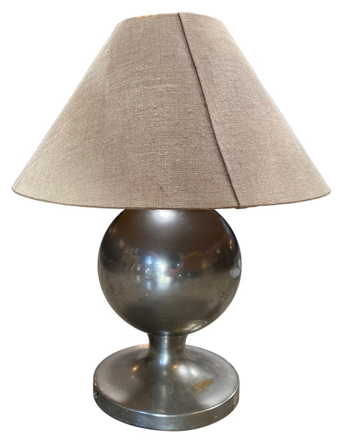 Midcentury Italian Chrome Table Lamp, 1950s