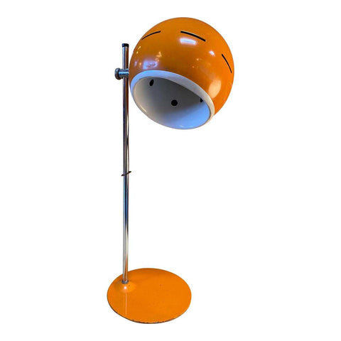 Space Age Orange Table Lamp, Italy, 1960s