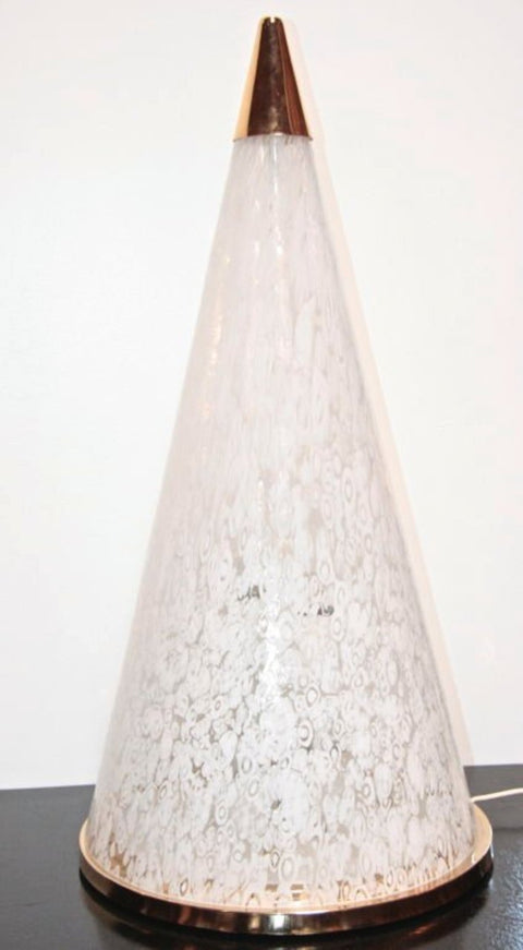 70s "ESPERIA" Pyramid Glass Floor or Table Light