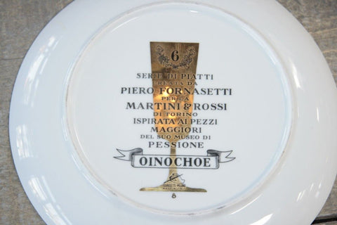 Set Of 6 Piero Fornasetti Plates