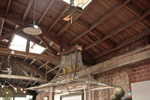 Italian Esperia Pagoda Chandelier