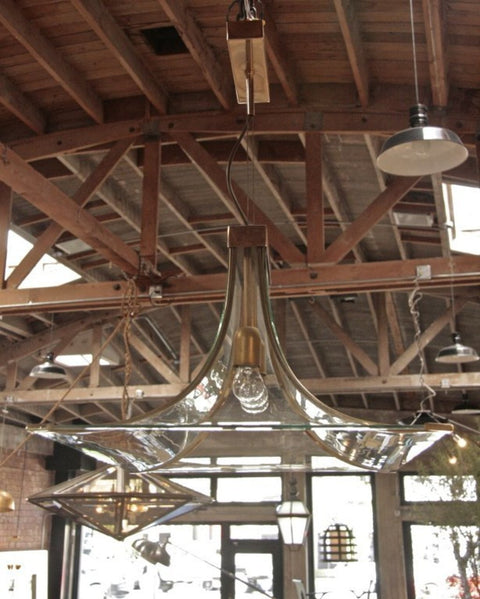 Italian Esperia Pagoda Chandelier