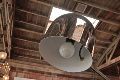 Italian 70's Giant Floor Lamp by Sergio Asti