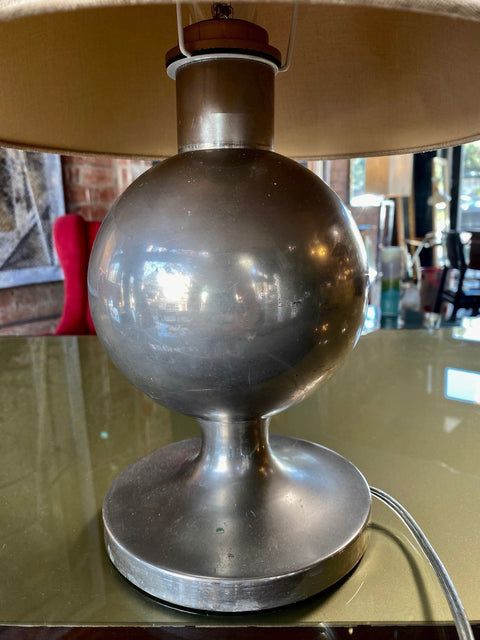 Midcentury Italian Chrome Table Lamp, 1950s