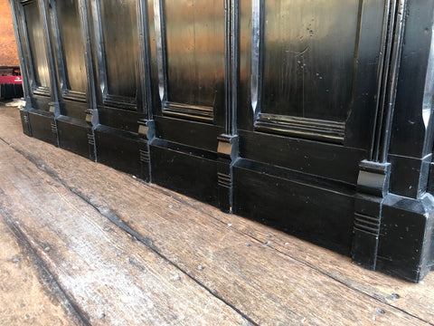 Italian Neoclassical Executive Writing Desk with Zinc Top, circa 1960s