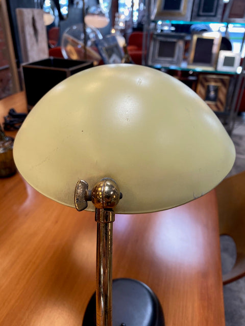 Table Lamp Light Yellow by Gebrüder Cosack. Germany, 1950s