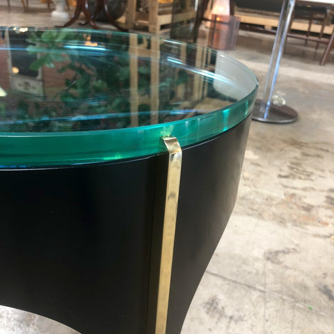 Ma 39's Custom Magnifying Lens End Table in Black